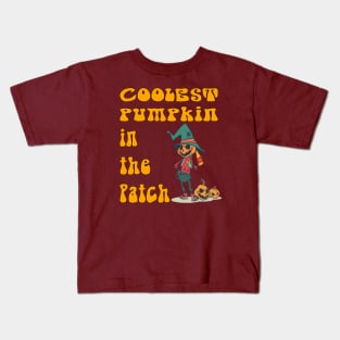 Coolest Pumpkin in the Patch Kids T-Shirt